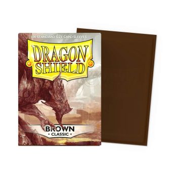 [AT-10011]Dragon Shield 顏色卡套 Brown - Classic Sleeves - Standard Size