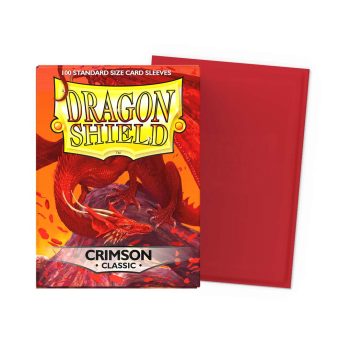[AT-10021]Dragon Shield 顏色卡套 Crimson - Classic Sleeves - Standard Size
