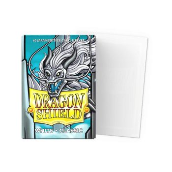 [AT-10605]Dragon Shield 顏色卡套 White - Classic Sleeves - Japanese Size