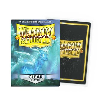 [AT-11001]Dragon Shield 顏色卡套 Clear - Matte Sleeves - Standard Size