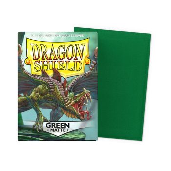 [AT-11004]Dragon Shield 顏色卡套 Green - Matte Sleeves - Standard Size