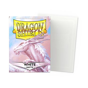 [AT-11005]Dragon Shield 顏色卡套 White - Matte Sleeves - Standard Size