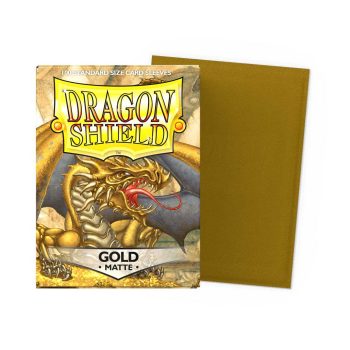 [AT-11006]Dragon Shield 顏色卡套 Gold - Matte Sleeves - Standard Size