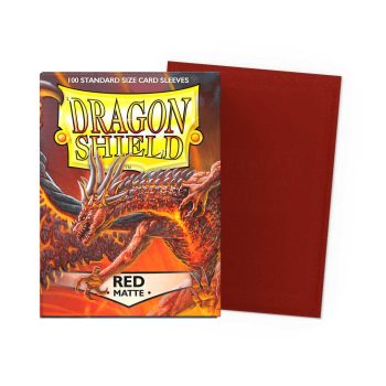 [AT-11007]Dragon Shield 顏色卡套 Red - Matte Sleeves - Standard Size