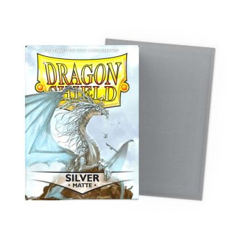 [AT-11008]Dragon Shield 顏色卡套 Silver - Matte Sleeves - Standard Size