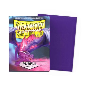 [AT-11009]Dragon Shield 顏色卡套 Purple - Matte Sleeves - Standard Size