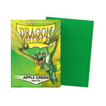 [AT-11018]Dragon Shield 顏色卡套 Apple Green - Matte Sleeves - Standard Size