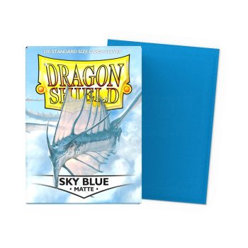 [AT-11019]Dragon Shield 顏色卡套 Sky Blue - Matte Sleeves - Standard Size