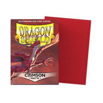 [AT-11021]Dragon Shield 顏色卡套 Crimson - Matte Sleeves - Standard Size