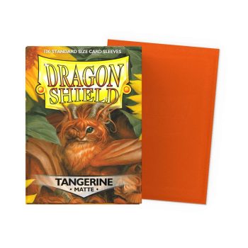 [AT-11030]Dragon Shield 顏色卡套 Tangerine - Matte Sleeves - Standard Size
