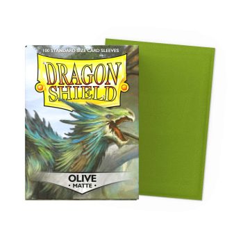 [AT-11040]Dragon Shield 顏色卡套 Olive - Matte Sleeves - Standard Size