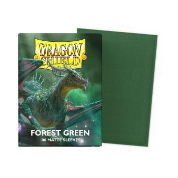 [AT-11056]Dragon Shield 顏色卡套 Forest Green - Matte Sleeves - Standard Size