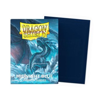 [AT-11057]Dragon Shield 顏色卡套 Midnight Blue - Matte Sleeves - Standard Size
