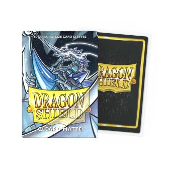 [AT-11101]Dragon Shield 顏色卡套 Clear - Matte Sleeves - Japanese Size