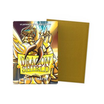 [AT-11106]Dragon Shield 顏色卡套 Gold - Matte Sleeves - Japanese Size