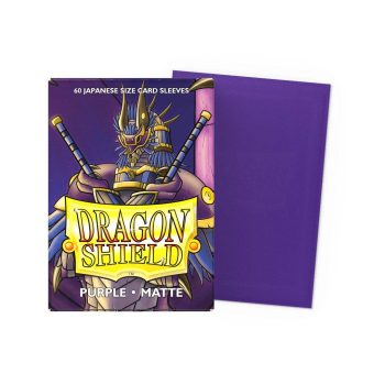 [AT-11109]Dragon Shield 顏色卡套 Purple - Matte Sleeves - Japanese Size
