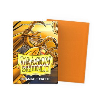 [AT-11113]Dragon Shield 顏色卡套 Orange - Matte Sleevess - Japanese Size