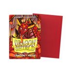 [AT-11121]Dragon Shield 顏色卡套 Crimson - Matte Sleevess - Japanese Size