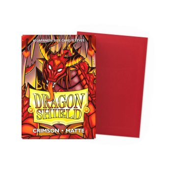 [AT-11121]Dragon Shield 顏色卡套 Crimson - Matte Sleevess - Japanese Size