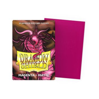 [AT-11126]Dragon Shield 顏色卡套 Magenta - Matte Sleevess - Japanese Size