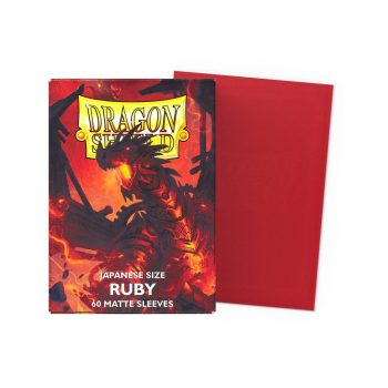 [AT-11137]Dragon Shield 顏色卡套 Ruby - Matte Sleevess - Japanese Size