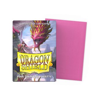 [AT-11139]Dragon Shield 顏色卡套 Pink Diamond - Matte Sleevess - Japanese Size