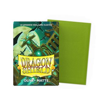 [AT-11140]Dragon Shield 顏色卡套 Olive - Matte Sleevess - Japanese Size