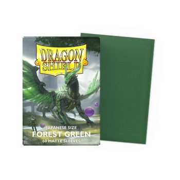 [AT-11156]Dragon Shield 顏色卡套 Forest Green - Matte Sleevess - Japanese Size
