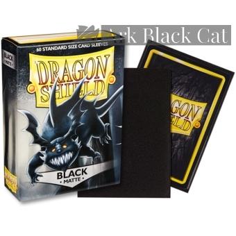 [AT-11202]Dragon Shield 顏色卡套 Black - Matte Sleeves - Standard Size