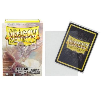 [AT-11801]Dragon Shield 顏色卡套 Clear - Non-Glare - Matte Sleeves - Standard Size