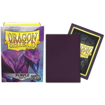 [AT-11809]Dragon Shield 顏色卡套 Purple - Non-Glare - Matte Sleeves - Standard Size