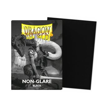 [AT-11822]Dragon Shield 顏色卡套 Black - Non-Glare - Matte Sleeves - Standard Size
