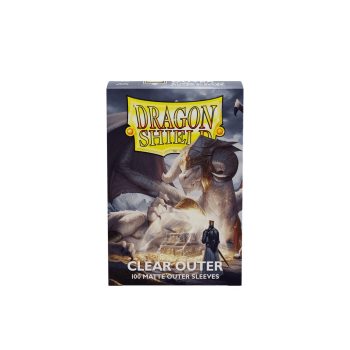 [AT-13002]Dragon Shield 外層卡套 Clear - Matte Outer Sleeves - Standard Size
