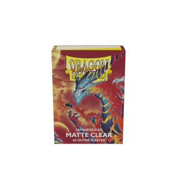 [AT-13352]Dragon Shield 外層卡套 Clear - Matte Outer Sleeves - Japanese Size