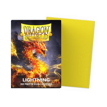 [AT-15047]Dragon Shield 顏色卡套 Lightning - Matte Dual Sleeves - Standard Size