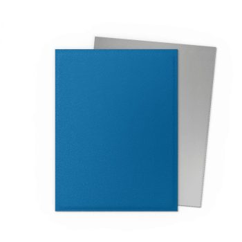 [AT-15064]Dragon Shield 顏色卡套 Cobalt & Silver - Matte Dual Sleeves - Standard Size