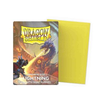 [AT-15147]Dragon Shield  顏色卡套 Lightning – Matte Dual Sleeves – Japanese Size