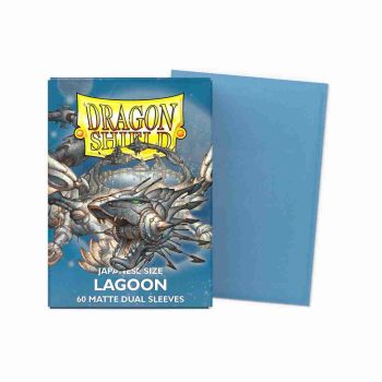 [AT-15148]Dragon Shield  顏色卡套 Lagoon – Matte Dual Sleeves – Japanese Size