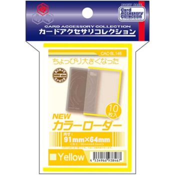 [CAC-SL146]Hobby Base 卡磚 黃色 標準尺寸 10個組 NEWカラーローダー イエロー