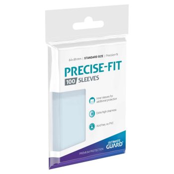 [UGD010050]Ultimate Guard 內膽卡套 Precise-Fit Sleeves Standard Size (100)