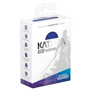 [UGD010108]Ultimate Guard 顏色卡套 Katana Sleeves Standard Size (100) - Blue