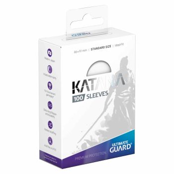 [UGD010111]Ultimate Guard 顏色卡套 Katana Sleeves Standard Size (100) - White