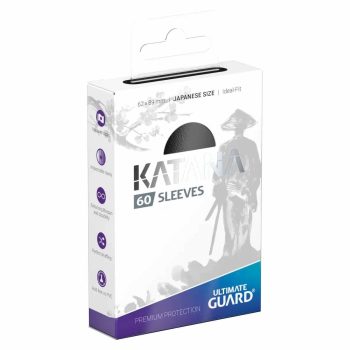 [UGD011054]Ultimate Guard 顏色卡套 Katana Sleeves Japanese Size (60) - Black
