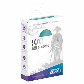 [UGD011055]Ultimate Guard 顏色卡套 Katana Sleeves Japanese Size (60) - Turquoise
