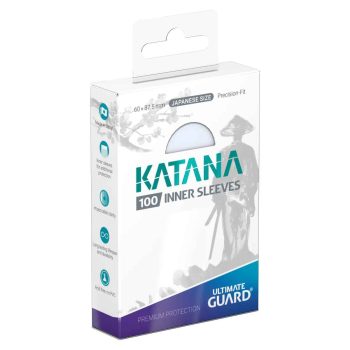 [UGD011356]Ultimate Guard 內膽卡套 Katana Inner Sleeves Japanese Size (100)