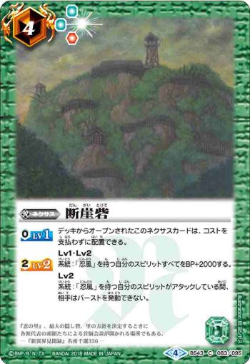 BS43-083 C 断崖砦(BS43收錄/2018年度版)