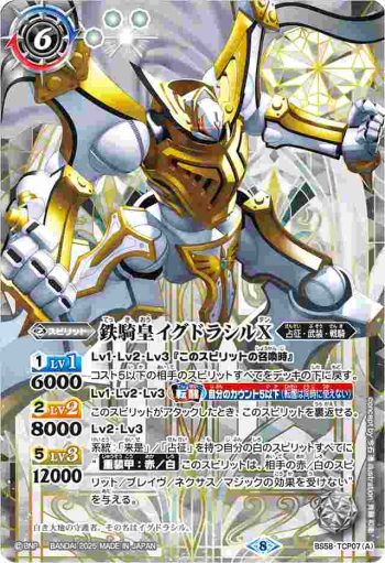 BS58-TCP07 CP 鉄騎皇イグドラシルX︱翼神機グラン・ウォーデンX(PB37收錄/2025年度版)