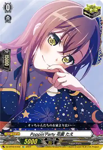 DZ-BT02/EX02 Poppin'Party 花園 たえ
