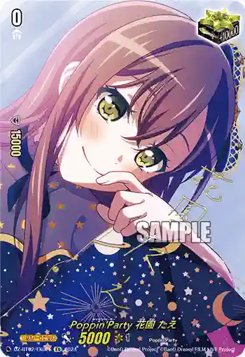 DZ-BT02/EX02S Poppin'Party 花園 たえ