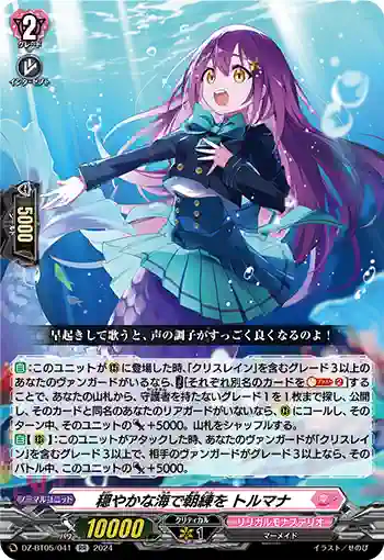 DZ-BT05/041 穏やかな海で朝練を トルマナ